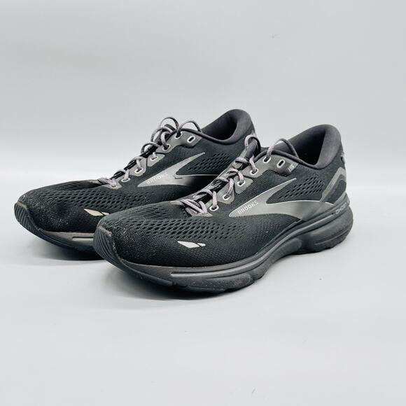 Brooks Shoes Mens 7 Black Mesh Ghost 15 Road Running Athletic Sneakers Comfort main image 6